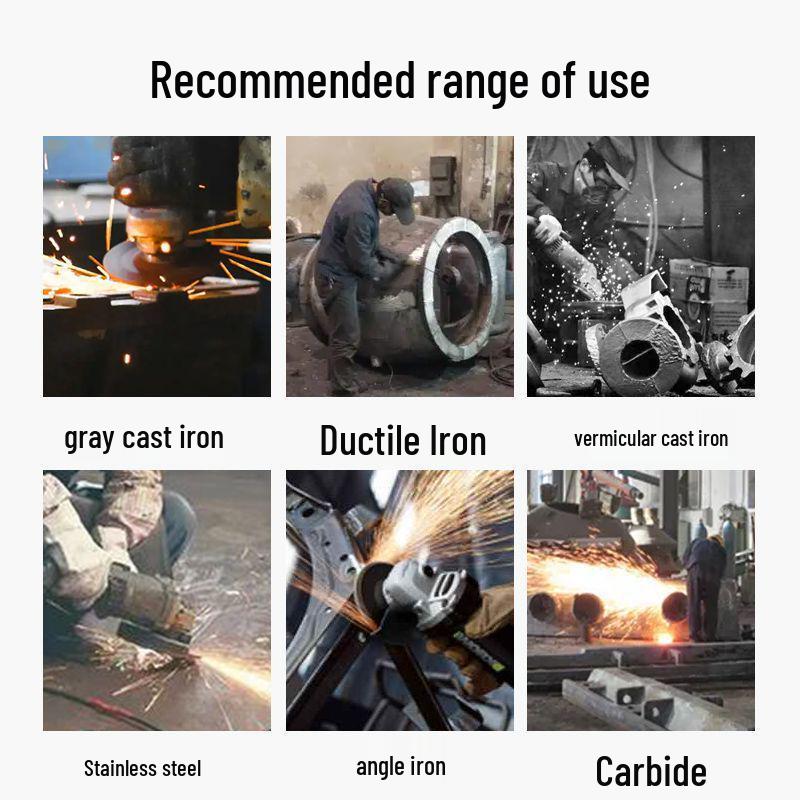Universal Double-Sided Diamond Cutting Disc for Iron, Rebar, Steel, Pipe, and Marble - Fits Angle Grinders