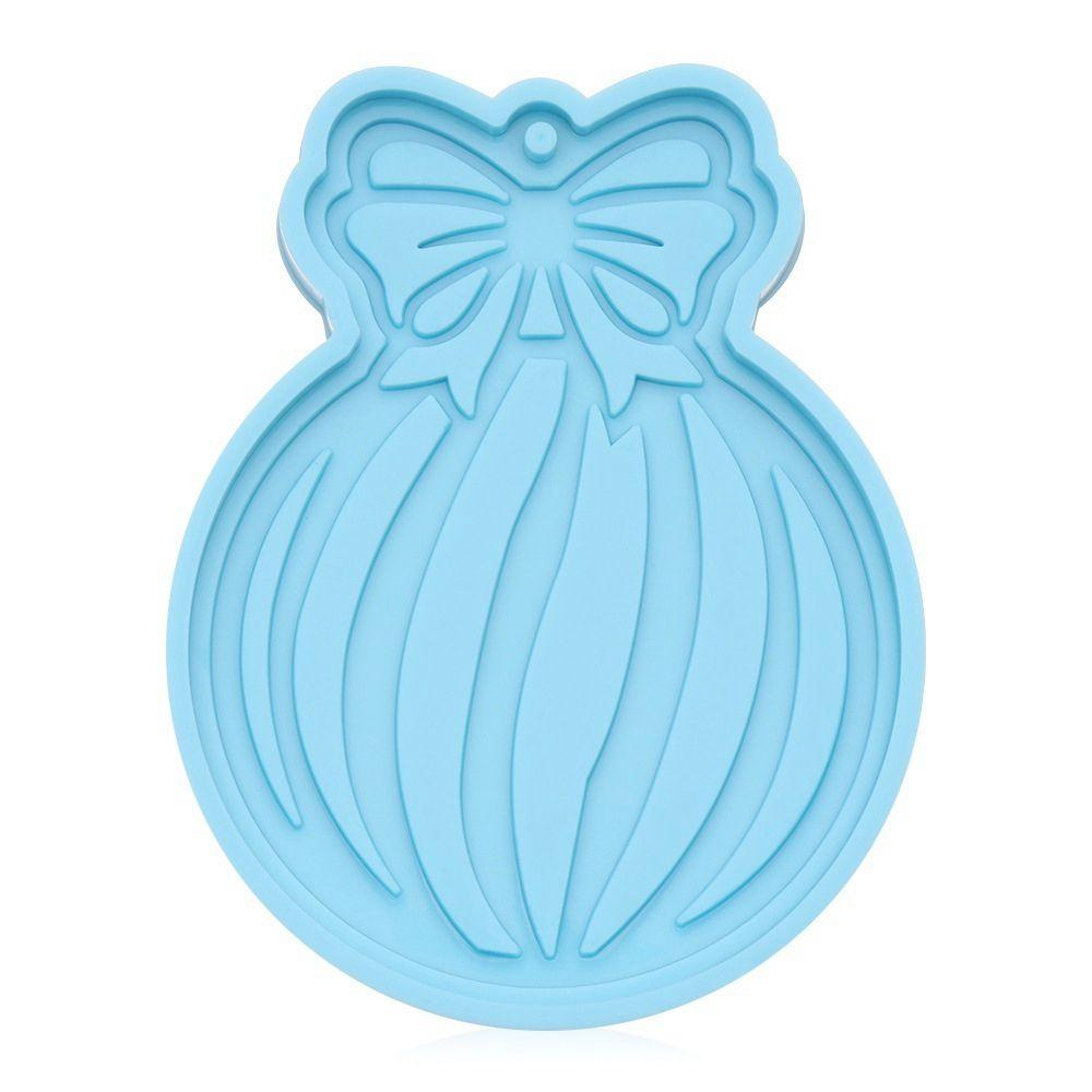 Keychain Resin Ornament Resin Crafts Xmas Epoxy Mold Clay Molds Silicone Mold Christmas Decoration