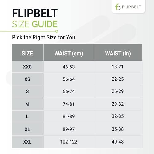FlipBelt Classic FBC Carbon XS Waist Pouch