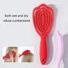 Lightweight Curved Detangling Brush Stylish Hairbrush for Women Hair Comb For Effortless Styling Wet and Dry Hairbrush