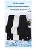 Women's White Tencel Wide-Leg Jeans - Summer 2025, High-Waisted, Loose, Floor-Length, Slimming.
