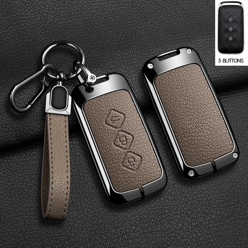 Zinc Alloy Remote Car Key Case for Wuling Hongguang S Baojun 510 730 360 560 RS-5 530 630 Chevrolet AveoTrax Groove Captiva 2024