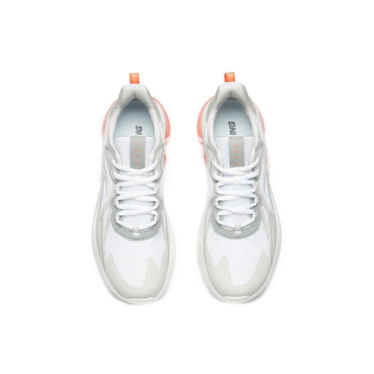 Anta Coverage Rebound Low top Running Shoes Men's White Gray Orange 91935511-3