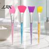 Even Mask Application Tool Silicone Face Applicator Brush, Facial Mud Brush with Non-Slip Soft Beauty Rhinestone Handle, Hairless Clay Tools