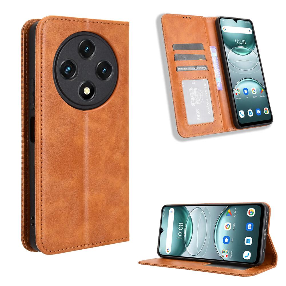 Flip-Cover für Umidigi G100 / Umidig G100A PU-Leder Rundumschutz Robuste Retro-Telefonhülle