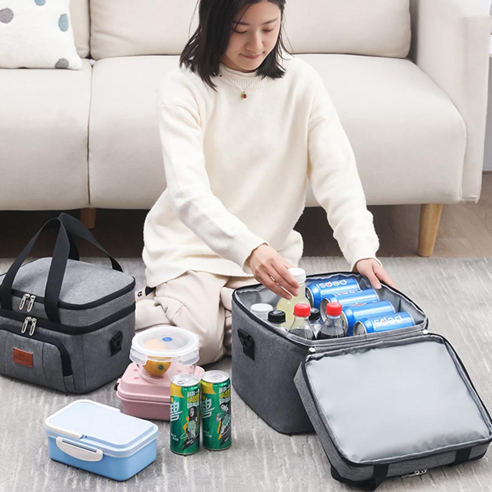 Insulated Lunch Bag Leakproof Waterproof Thermal Reusable Lunch Tote Bag for Adult Kids Lunch