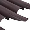 Lawn Edging 36 Pcs Brown 10 M PP