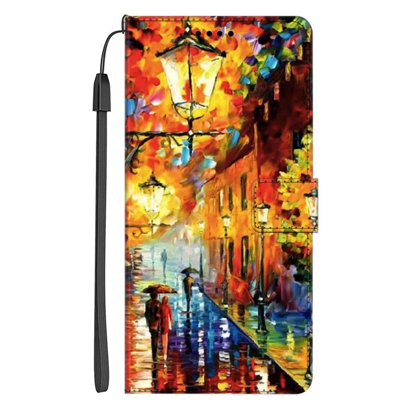 Flip Case For Honor X6c Cover Leather Book Shell For Honor X6b Cases Wallet Printed Stand Case For Honor X6a Painting Cover X6C