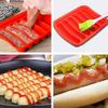 Silicone Sausage Maker Mold DIY Silicone Handmade Hamburger Hot Dog Mold Reusable Kitchen Accessories Gadget for Cake Baking Pie