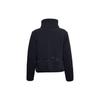 Under Armour Legacy Sherpa Printed High Neck Warm Training Jacket Women Jacket Black 1357479-002