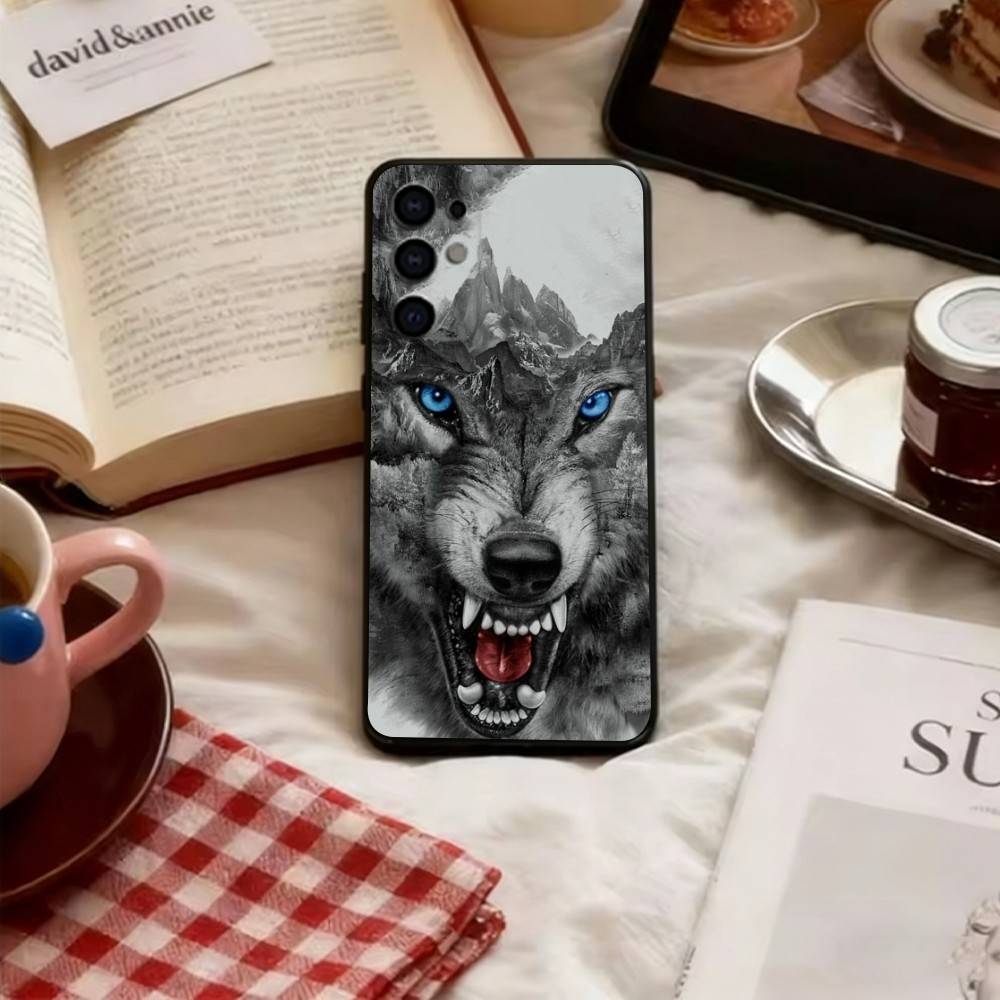 

The Wolf Phone Case Soft black For Samsung S25,S24,S21,S22,S23,S30,Ultra,S20,Plus,Fe,Lite Samsung S20fe