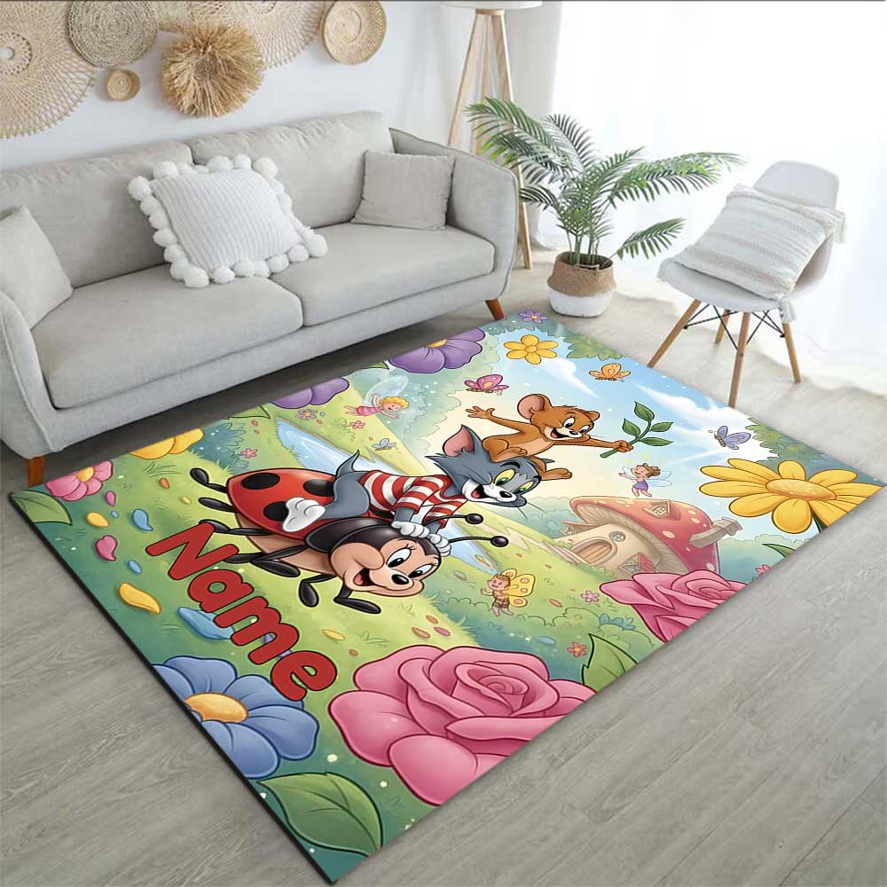 Warner Bros. Lavori (69) Personalizza il tuo tappeto con nome, cuscino per sedia da ufficio, regalo per camera da letto, soggiorno di casa.