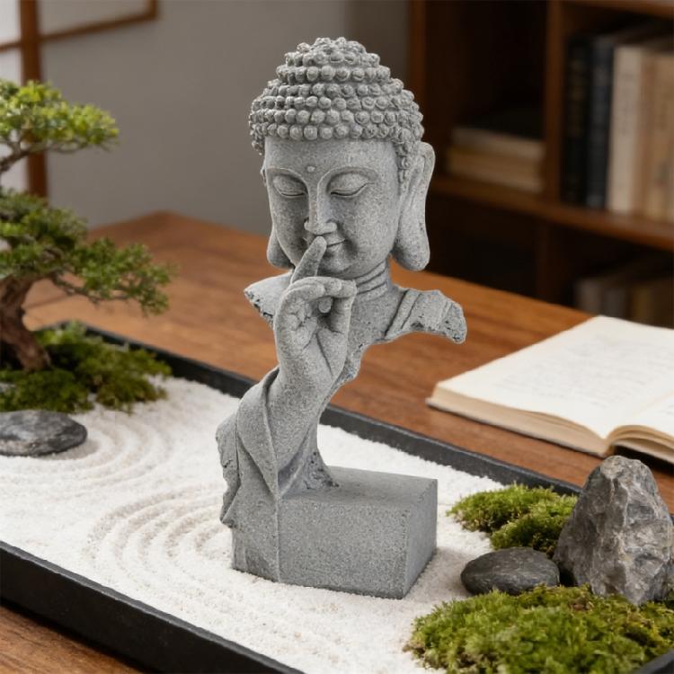 Artistic Buddhas Statue For Home Decors Resin Craft Meditations Buddhist Sculpture With Fine Detail Altar Ornament Gift