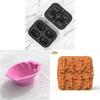 Halloween Skull Silicone Mold With Large Skeleton Shapes For Themed Cake Decoration