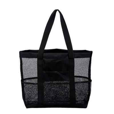 Women Swimming Storage Bag Large Capacity Shoulder Pack Beach Portable Mesh Bag Handbags Bathing Travel Pack