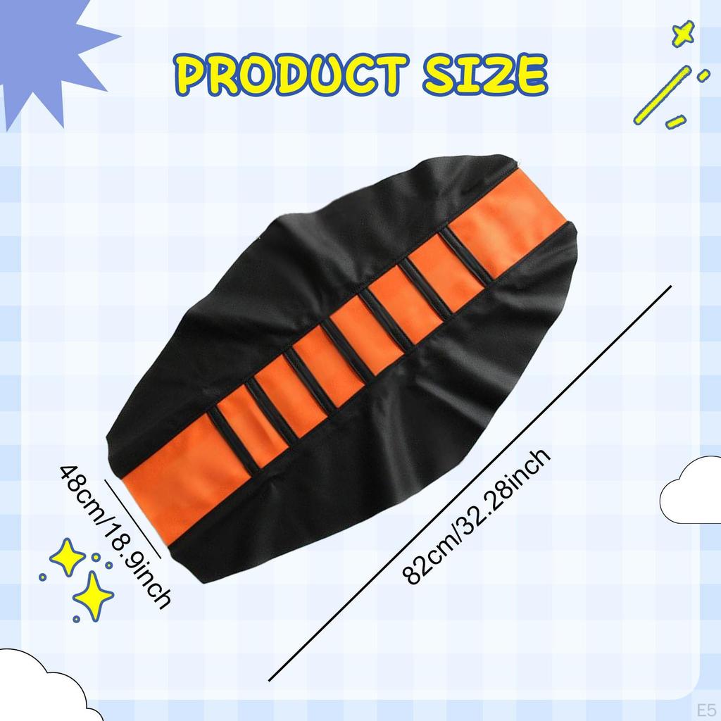 Dirts Bike Seat Cover ,Seat for Motorcross ,PVC Convenient Wear Resistant Accessories Soft
