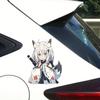 Cartoon Cute Fox Character Sticker Decal Sticker | Durable, Waterproof, UV Resistant | Compatible