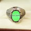 Jade Oval Cut Gemstone With 925 Sterling Silver Ring For Men's #B140 JL375671575288