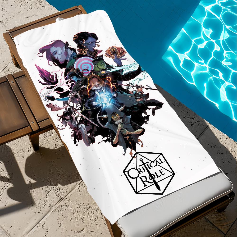 Animation The M-mighty Nein Towel Large Quick-Drying Microfiber soft Beach Towel for Travel Fitness Sauna Bathing Camping