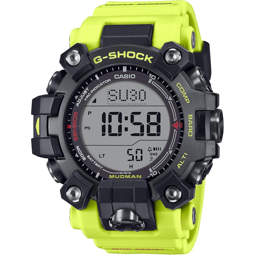

Casio G-Shock Mudman Solar Radio-Controlled Watch Men s Yellow Eco-Friendly Material GW-9500MRY-1A9JF