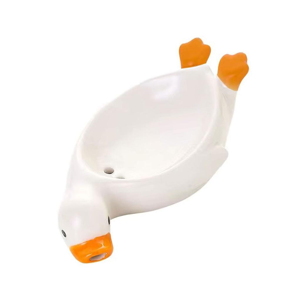 Decorative Ceramic Duck Soap Dish Soap Container Ideal For Home, Hotel, And Kitchen Use With Simple Elegances Decors