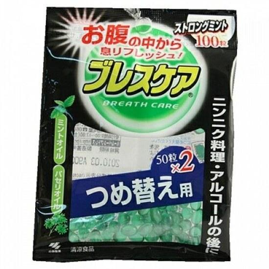 Breath Care Refill Strong Mint 100 Tablets