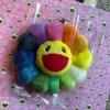 Takashi Murakami Flower Rainbow Plush Keychain Kaikai Kiki Tonari no Zingaro