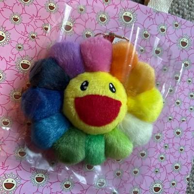 Takashi Murakami Flower Rainbow Plush Keychain Kaikai Kiki Tonari no Zingaro
