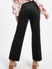 Women's Spring/Summer Corduroy Straight-Leg Pants - Fashionable Solid Color Versatile Design