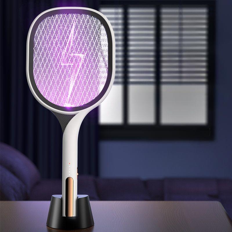 Electric Mosquito Swatting, Rechargeable, Simplicity, Household, Multifunction, 2 in 1, Automatic, Powerful, Mosquito Trap, Fly