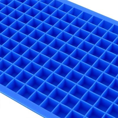 160 Kratek Forma do Lodu Silikonowa Maszynka do Lodu DIY Kreatywna Mała Forma do Lodu Kształt Kwadratowy Akcesoria Kuchenne