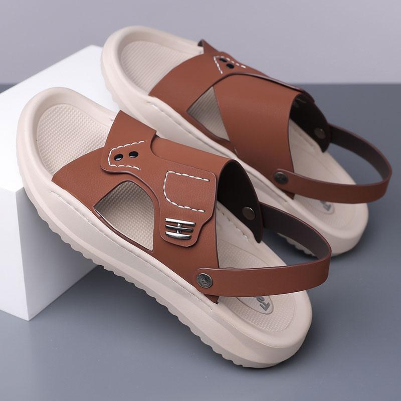Fashion Thick Sole Comfort Casual Sandals Summer Outdoor Soft Sole Anti Slip Waterproof Beach Shoes Fashion Breathable Sports Slippers