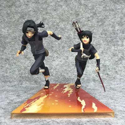 Naruto Boy Uchiha Itachi Sasuke's Childhood Anbu Costume Figure Ornaments