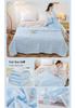 Pure Cotton 6-Layer Gauze Summer Quilt for Children - Thin, Breathable Baby Blanket