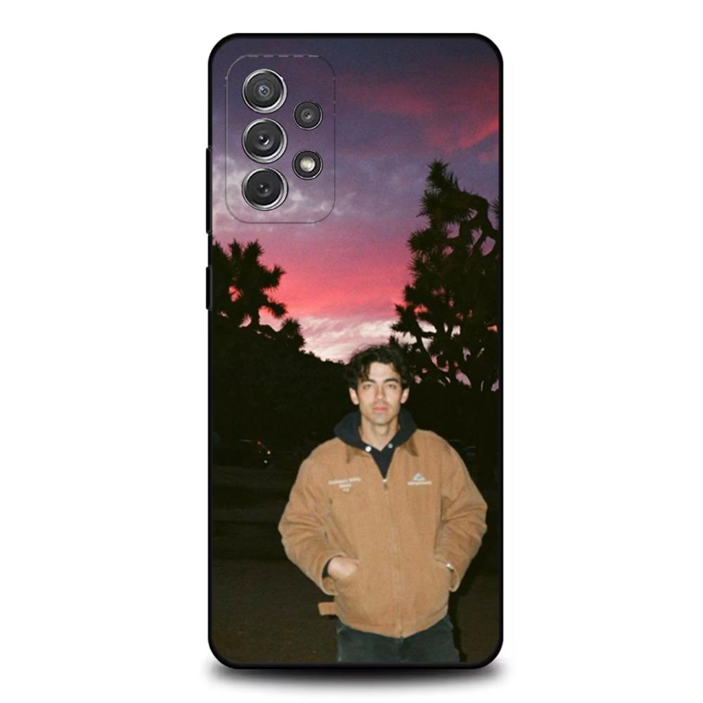 1PC Singer Joe J-Jonas Phone Case For Samsung S25,S24,S21,S22,S23,S30,Ultra,S20,Plus,Fe,Lite,Note,10,9,5G Black Cover