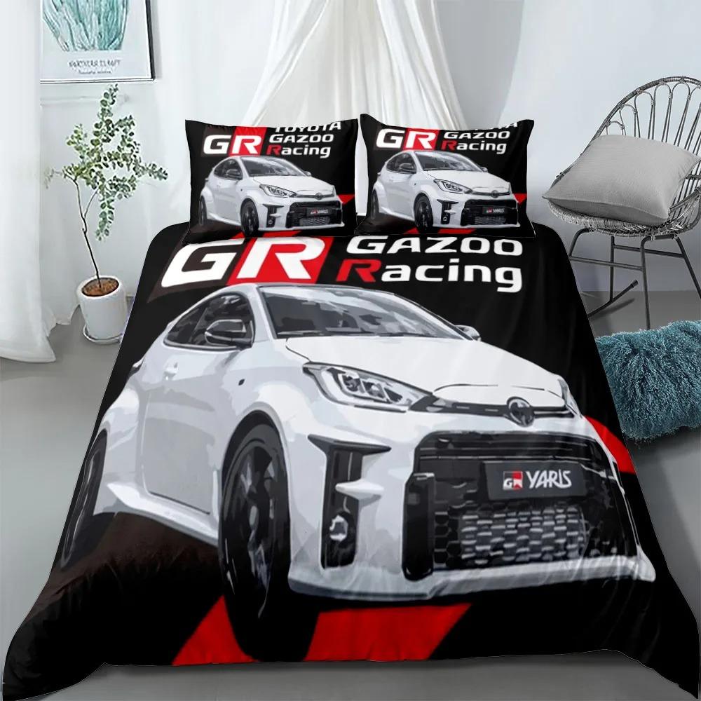 Initial D Comics Duvet Cover Set EU Single Double King US Twin Full Queen Size Bedclothes