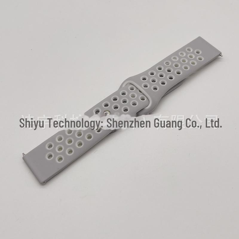 "Two-Color Silicone Strap for Huawei GT3, Samsung S4, Huami GT2pro, Honor Magic2, Xiaomi Watches"