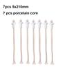 3/5/10M Length 2-8mm Round Wire Core Cotton Wick Long Burning Alcohol & Paraffin Burner Replacement Candle Cotton Core Wick