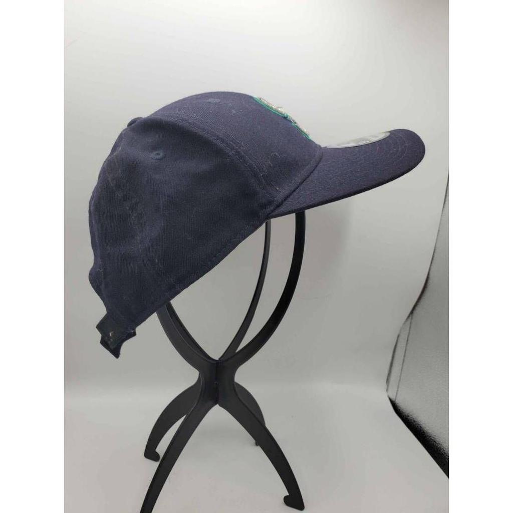 Used NEW ERA New Era 9FORTY Logo Embroidery Seattle Mariners Baseball Cap Cap Hat Black