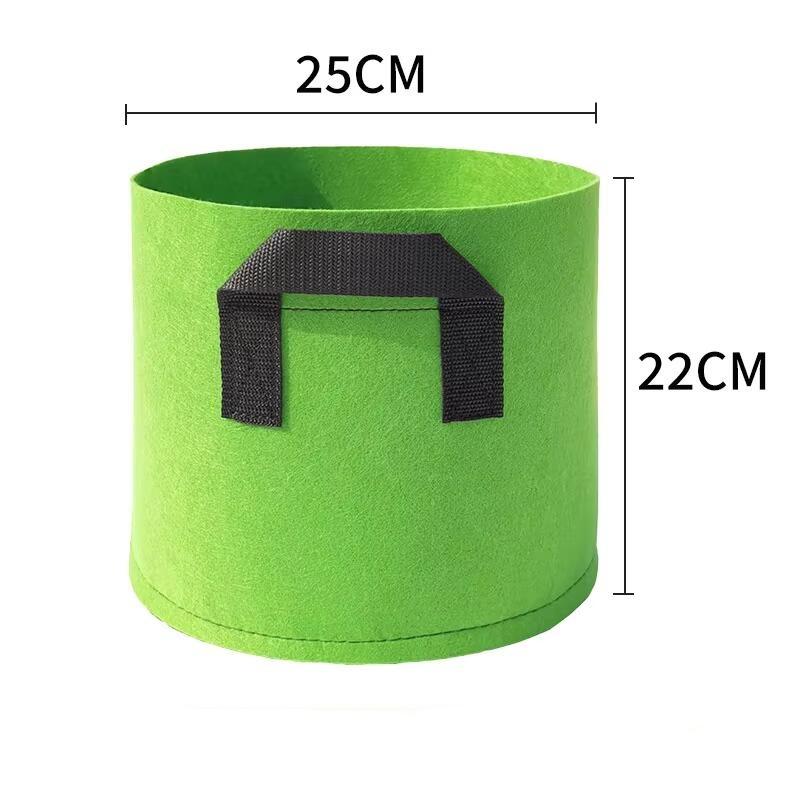 Gallon Plant Grow Bag with Handles Non-woven Fabric Vegetable Planting Bag Vegetable Plant Pot Grow Bag Garden Farm Planter Bags