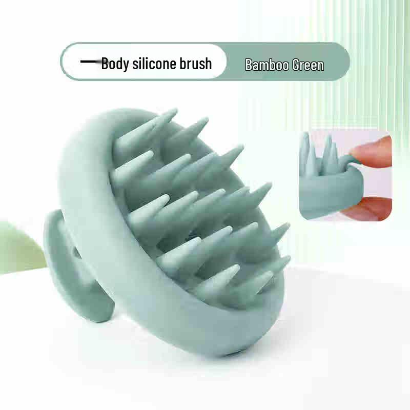 Silicone Scalp Massage Shampoo Brush
