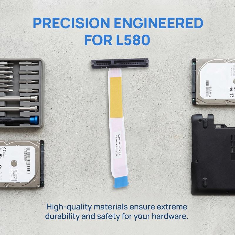 ThinkPad L580 EL580 L590 HDD Cable Fast Speed SATA Hard Drive Connector Easy Installation Laptop Repair Parts