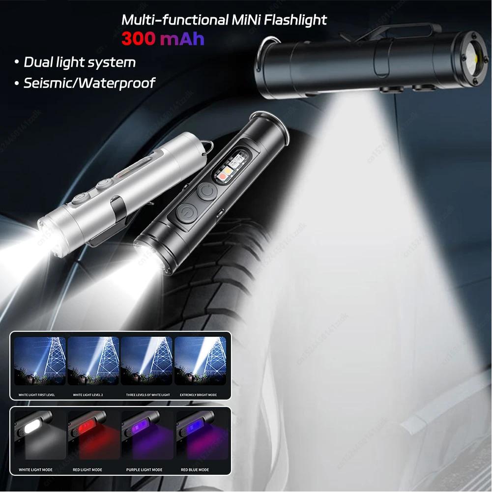 LED Tactical Flashlight Waterproof Emergency Torch with 3 Modes Super Bright Flashlight for Headlamp Outdoor Camping Emergencies