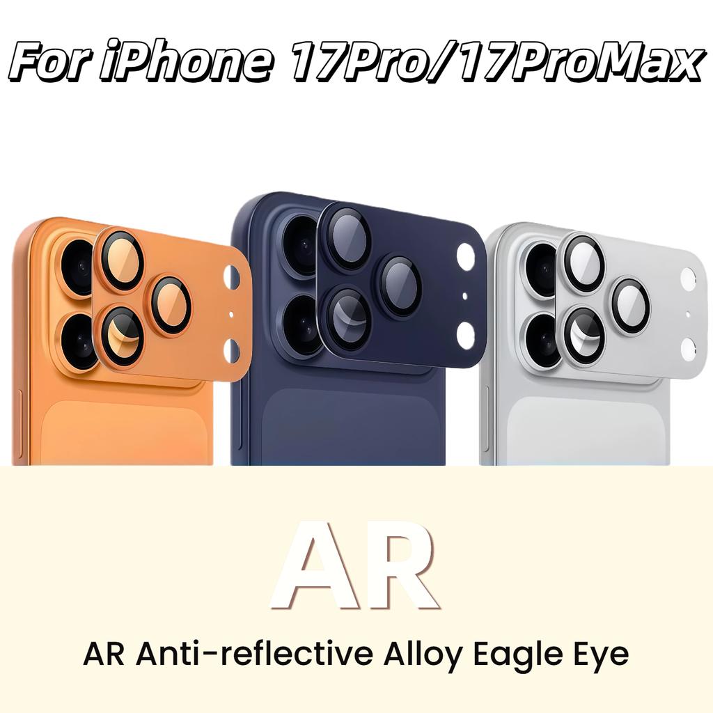 For iPhone 17 pro Max Camera Lens Protector Metal Aluminum Alloy Tempered Glass Cover Screen Accessories