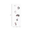 Yamamoto Jin Shoten (Official) Double Gauze Tenugui FUKUNEKO Curled Tail Cat, Made in Japan