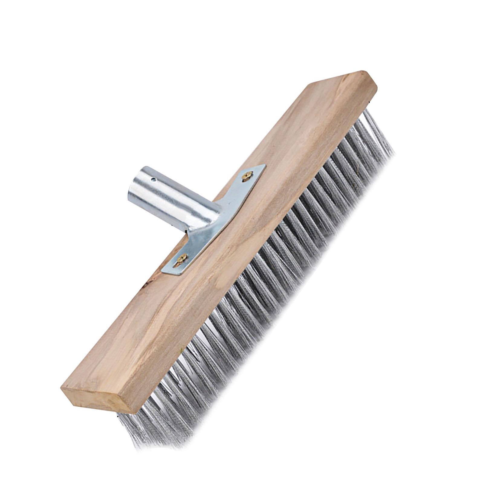 

30СМ Щетка с грубой поверхностью Универсальная из нержавеющей стали Надежная Прочная Щетка для мытья палубы для гаражей