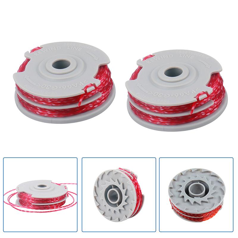 

1/2/3/4PCS Трава Канат Косильная линия Триммер Strimmer Spool Line Двойная автоподавка для Flymo FLY021 513937190 Садовый триммер Запасные части
