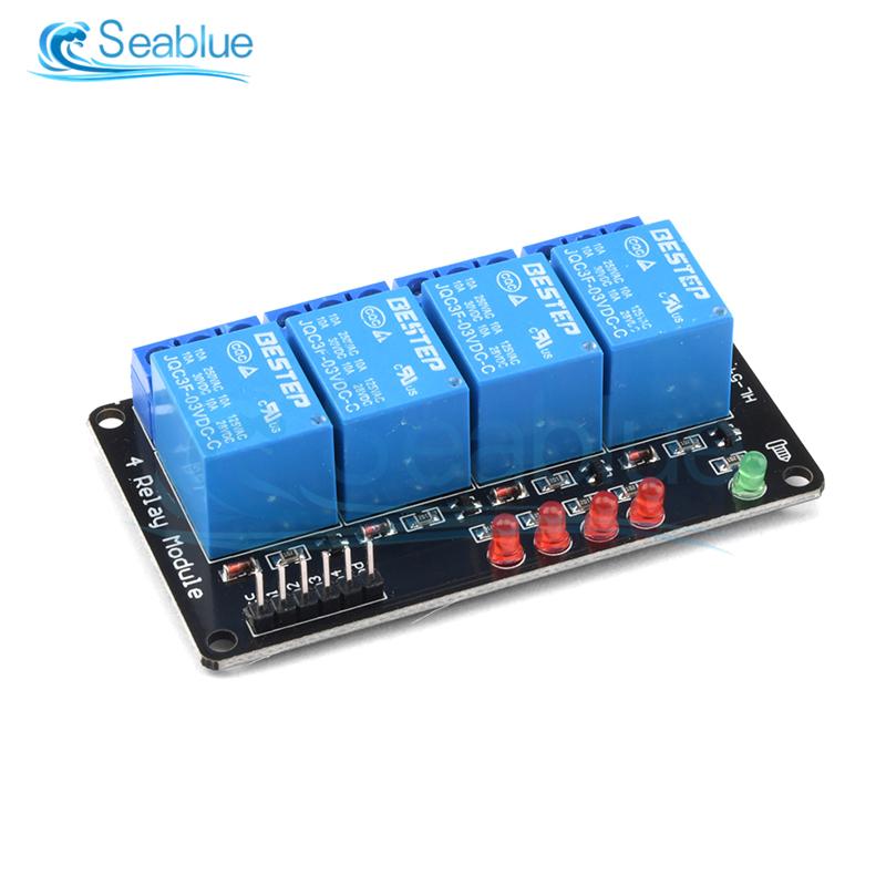 3V 1 2 4 Channel Relay Module Low Level Trigger With Lamp Relay Output 1 2 4 Way Relay Module For Arduino