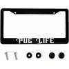 License Plate Frame Registered Nurse Stainless Steel License Plate Frame With 2 Holes & Free Screws 12.2 X 6.3 Inches