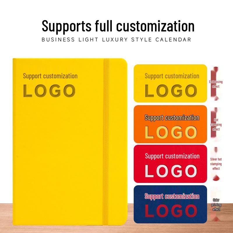 A5 Ribbon-Tie Planner & Journal: Custom Logo High-Value Stationery Gift